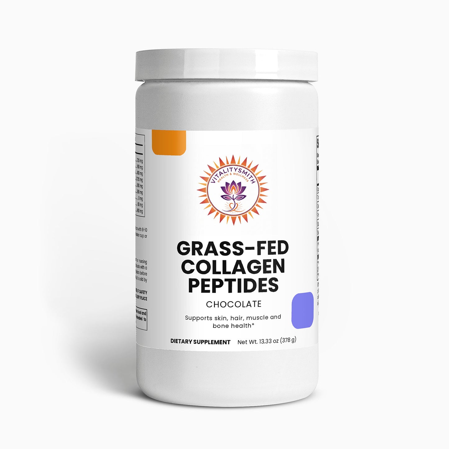 Grass-Fed Collagen Peptides Powder (Chocolate)
