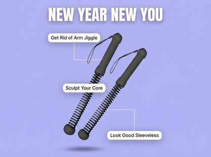 2pcs Cordless Battle Rope Multifunctional Power Training System