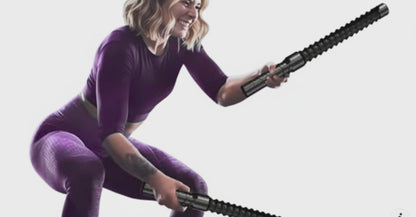 2pcs Cordless Battle Rope Multifunctional Power Training System